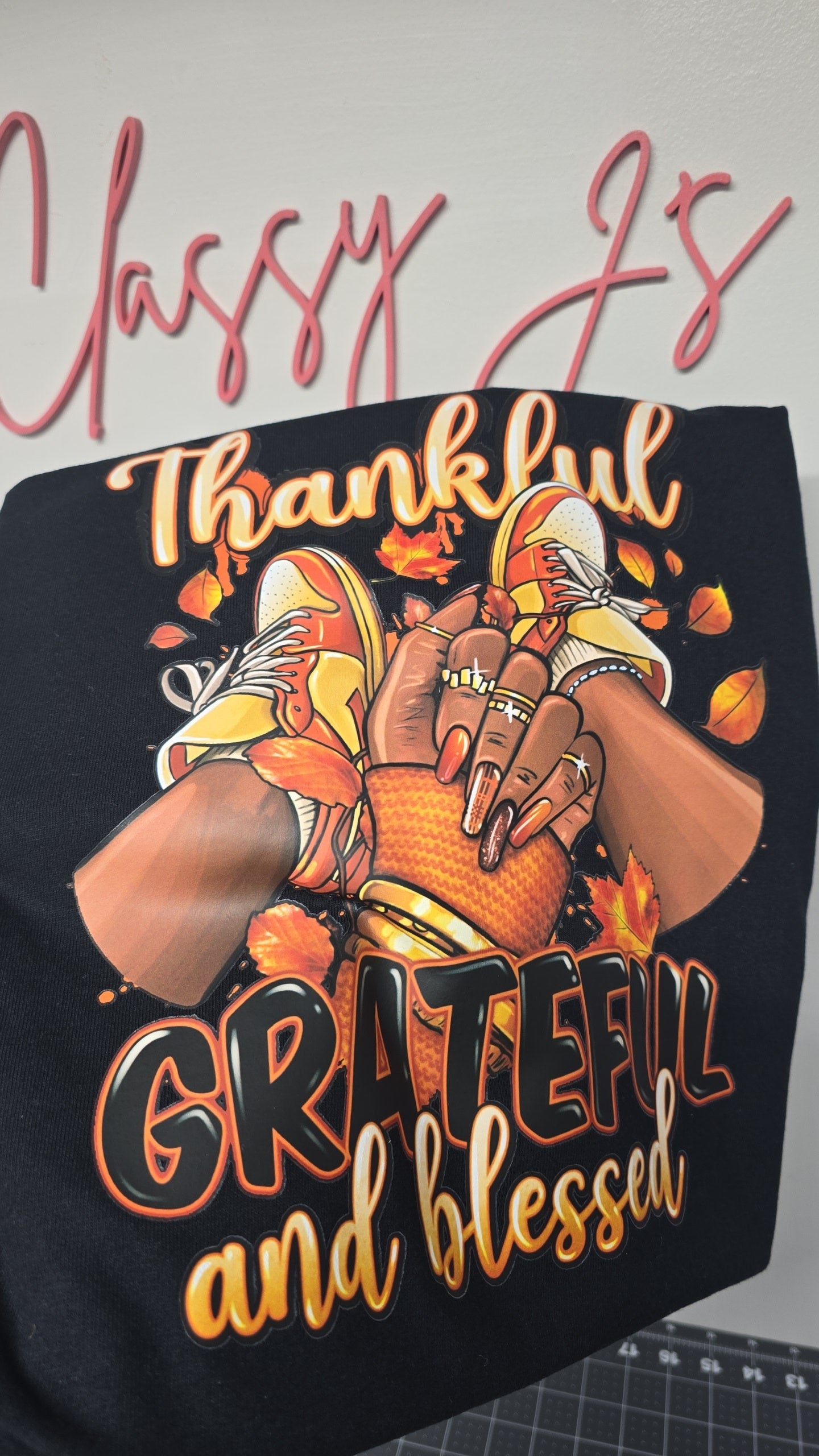 Thankful Grateful (Sneaker Girl) T-Shirt