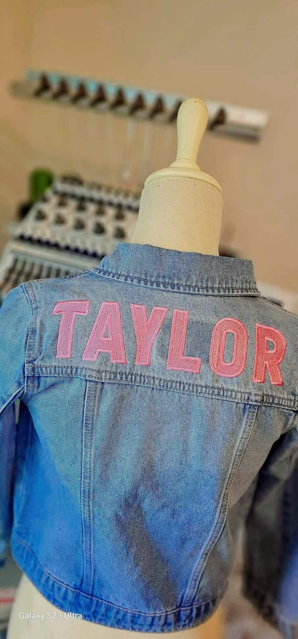 Personalized Kids Denim Jacket