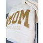 MOM Sweatshirt w/ EST. Year & Glitter Appliqué