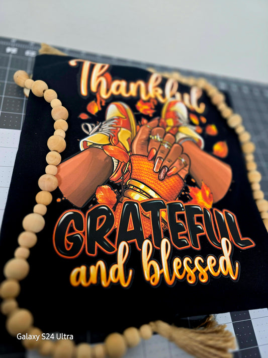 Thankful Grateful (Sneaker Girl) T-Shirt