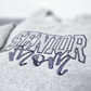 Embroidery Senior MOM Sweatshirt w/ Glitter Appliquè & Sleeve Name